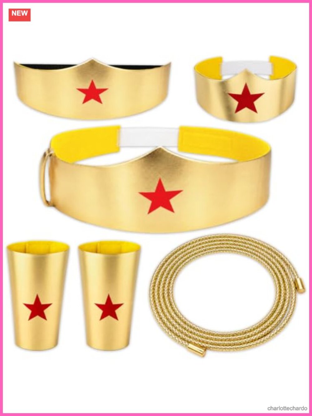 Halloween Women Cosplay Accessory Set Headwear Cuffs Armband Belt Costume Party